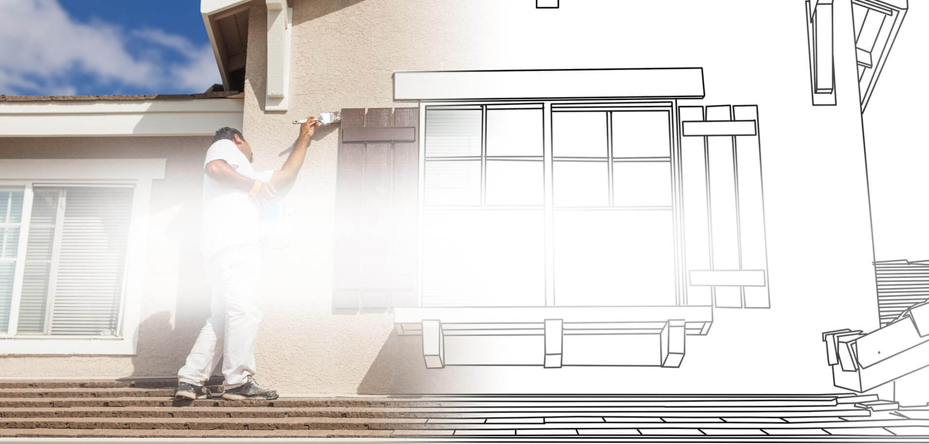 Exterior Painting by Hetrick Home, Deck, Business Richmond, VA